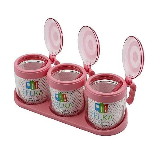Spices Set with Handle & Stand 425 gm ALJERAIWI