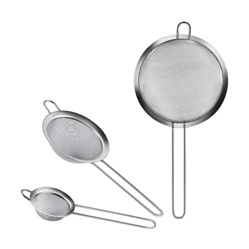 Stainless Steel Strainer 3 Pcs Set