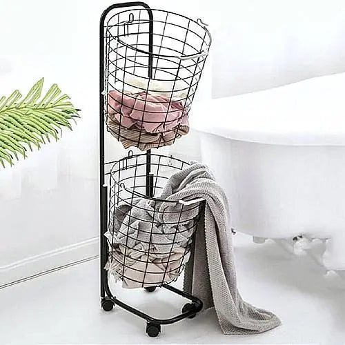2 Tiers Laundry Basket ALJERAIWI