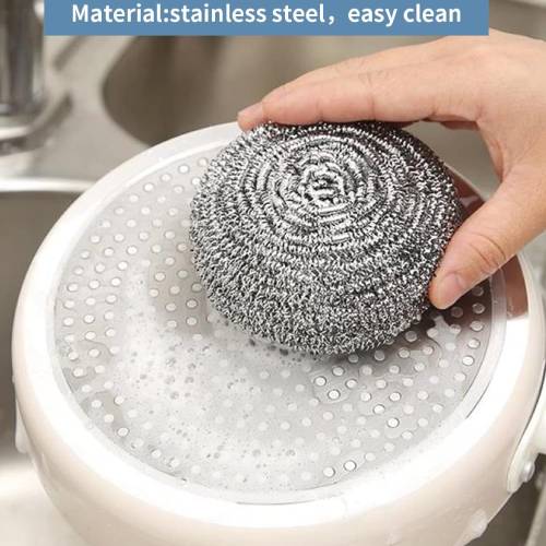 Stainless Steel Scrubber 6 Pcs