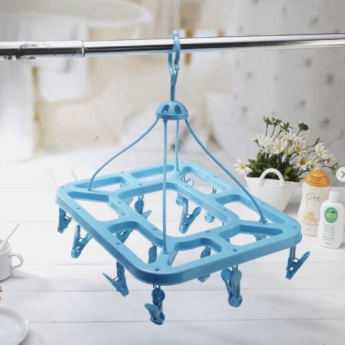 Clothes Dryer Hanger with Clips