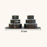 3 Tier Cake Mould 2 Pcs Set ALJERAIWI