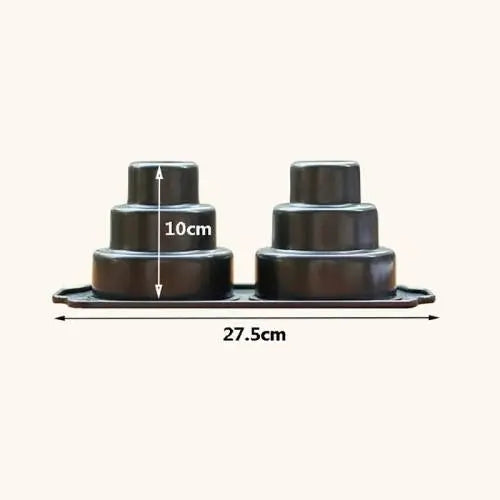 3 Tier Cake Mould 2 Pcs Set ALJERAIWI