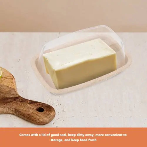 Butter Dish Set with Lid and Knife ALJERAIWI