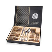 Stainless Steel Cutlery Set 24 Pcs ALJERAIWI