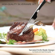 Stainless Steel Cutlery Set 24 Pcs ALJERAIWI