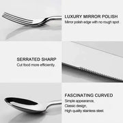 Stainless Steel Cutlery Set 24 Pcs ALJERAIWI