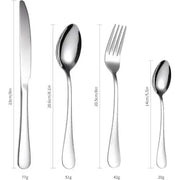 Stainless Steel Cutlery Set 24 Pcs ALJERAIWI