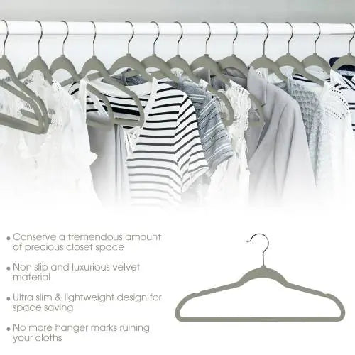 Velvet Hanger 5 Pcs Set 45 CM ALJERAIWI