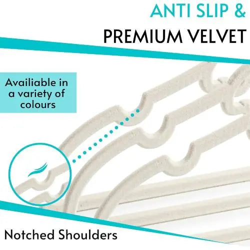 Velvet Hanger 5 Pcs Set 42 CM ALJERAIWI