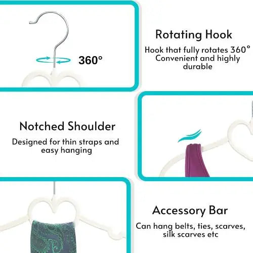 Velvet Hanger 5 Pcs Set 42 CM ALJERAIWI
