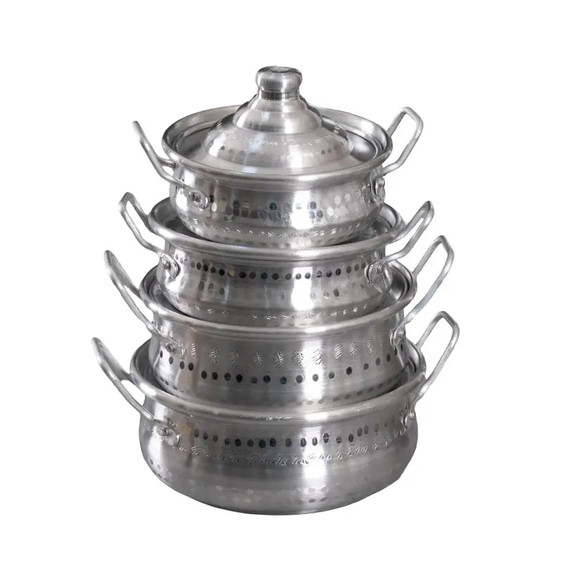 Serving Pot with Handle 4 pcs Set ALJERAIWI