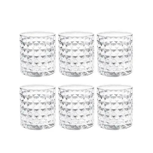 6 Pcs Water Glass 300 ML ALJERAIWI
