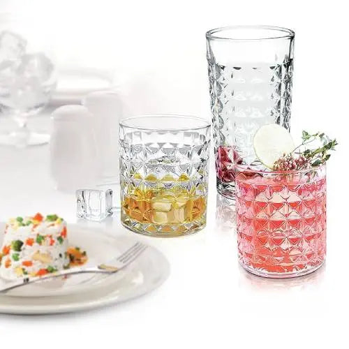 6 Pcs Water Glass 300 ML ALJERAIWI