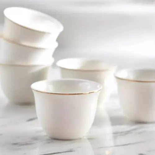 Arabic Coffee Cup 6 Pcs Set - 80 ml ALJERAIWI