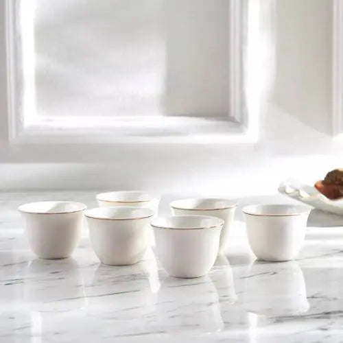 Arabic Coffee Cup 6 Pcs Set - 80 ml ALJERAIWI