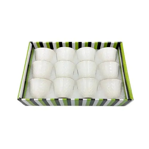 Arabic Coffee Cup 12 Pcs Set - 60 ml ALJERAIWI