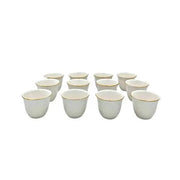 Arabic Coffee Cup 12 Pcs Set - 60 ml ALJERAIWI