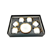 Cup and Saucer 6 Pcs Set - 180 ml ALJERAIWI
