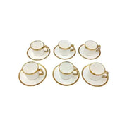 Cup and Saucer 6 Pcs Set - 180 ml ALJERAIWI