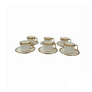 Cup and Saucer 6 Pcs Set - 180 ml ALJERAIWI