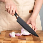 9 Pcs Knife Set with Rotating Holder ALJERAIWI