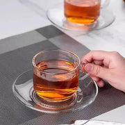 Cup and Saucer 6 Pcs Set - 200 ML ALJERAIWI