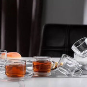 Cup and Saucer 6 Pcs Set - 200 ML ALJERAIWI