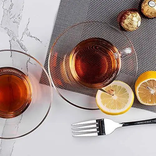 Cup and Saucer 6 Pcs Set - 200 ML ALJERAIWI
