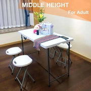 Portable Folding Table 48*24*23 Inch ALJERAIWI