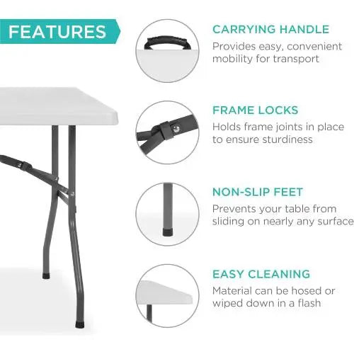 Portable Folding Table 70*29*29 Inch ALJERAIWI