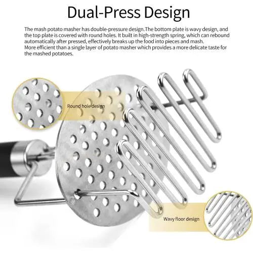 Stainless Steel Potato Masher ALJERAIWI