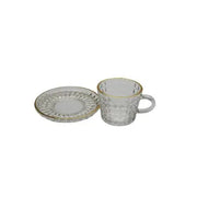Cup and Saucer 6 Pcs Set - 150Ml ALJERAIWI