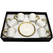 Cup and Saucer 6 Pcs Set - 250 ml ALJERAIWI