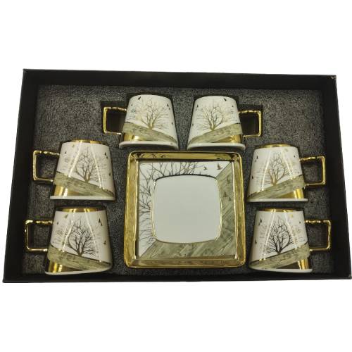 Cup and Saucer 6 Pcs Set 100ML