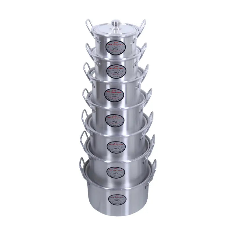 Aluminum Sauce Pan with Handles Set Of 7 ALJERAIWI