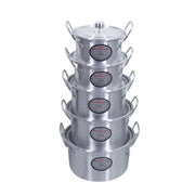 Aluminum Sauce Pan with Handles Set Of 5 ALJERAIWI