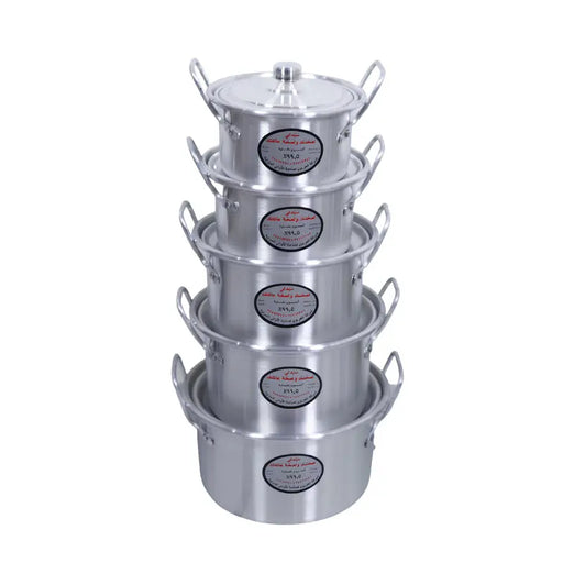 Aluminum Sauce Pan with Handles Set Of 5 ALJERAIWI