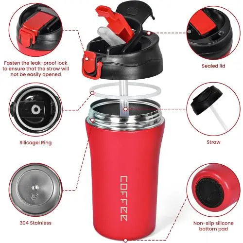 Stainless Steel Coffee Cup 460 ML ALJERAIWI