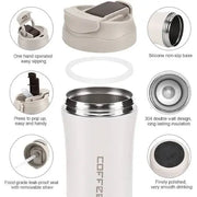 Stainless Steel Coffee Cup 460 ML ALJERAIWI