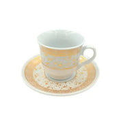 Cup and Saucer 6 Pcs Set - 80 ml ALJERAIWI