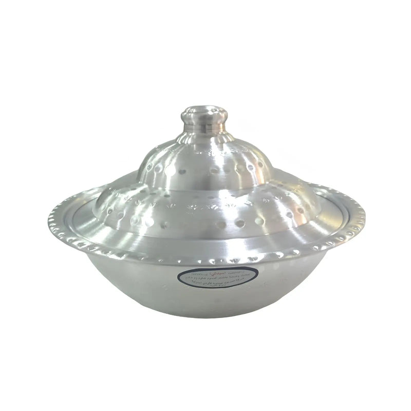 Designed Aluminum Bowl with Cover ALJERAIWI