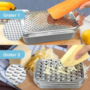 Cheese Grater with Container ALJERAIWI