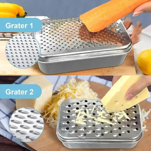 Cheese Grater with Container ALJERAIWI
