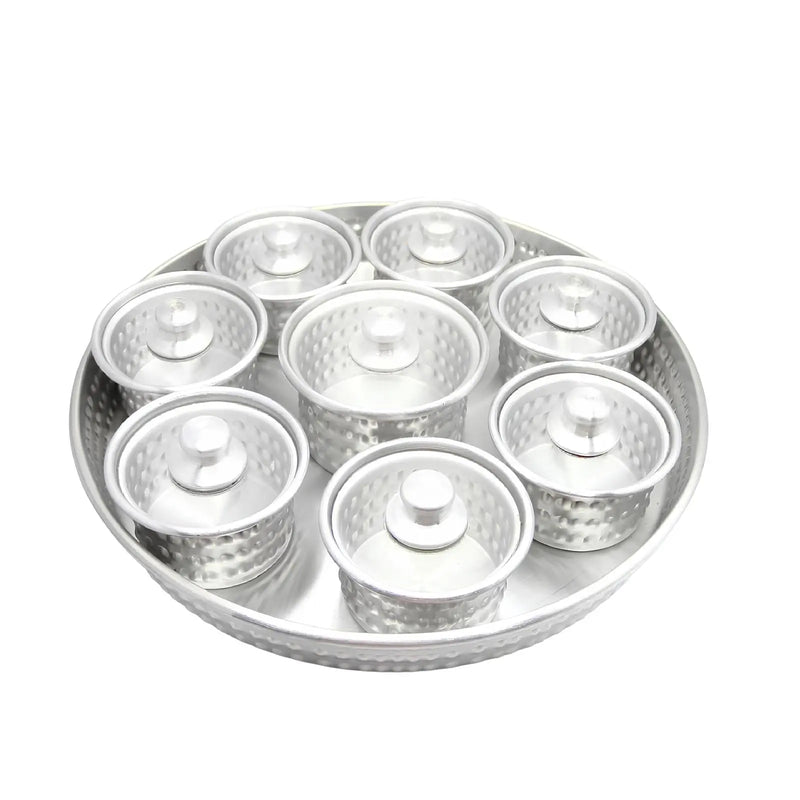 Designed Serving Tray with Gergean Pot 8 pcs ALJERAIWI