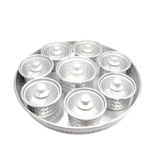 Designed Serving Tray with Gergean Pot 8 pcs ALJERAIWI