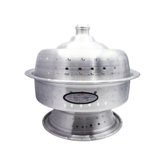 Designed serving cake with chair and lid