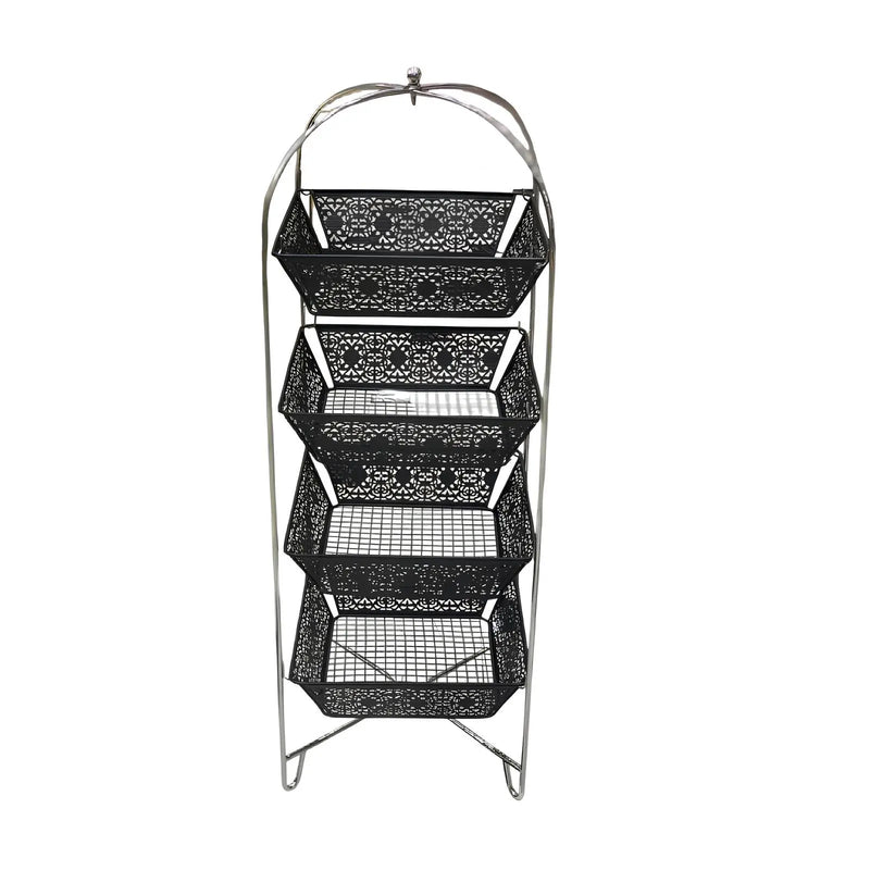 4 Tiers Kitchen Trolley ALJERAIWI