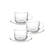 Cup and Saucer 6 Pcs Set - 150 ML ALJERAIWI