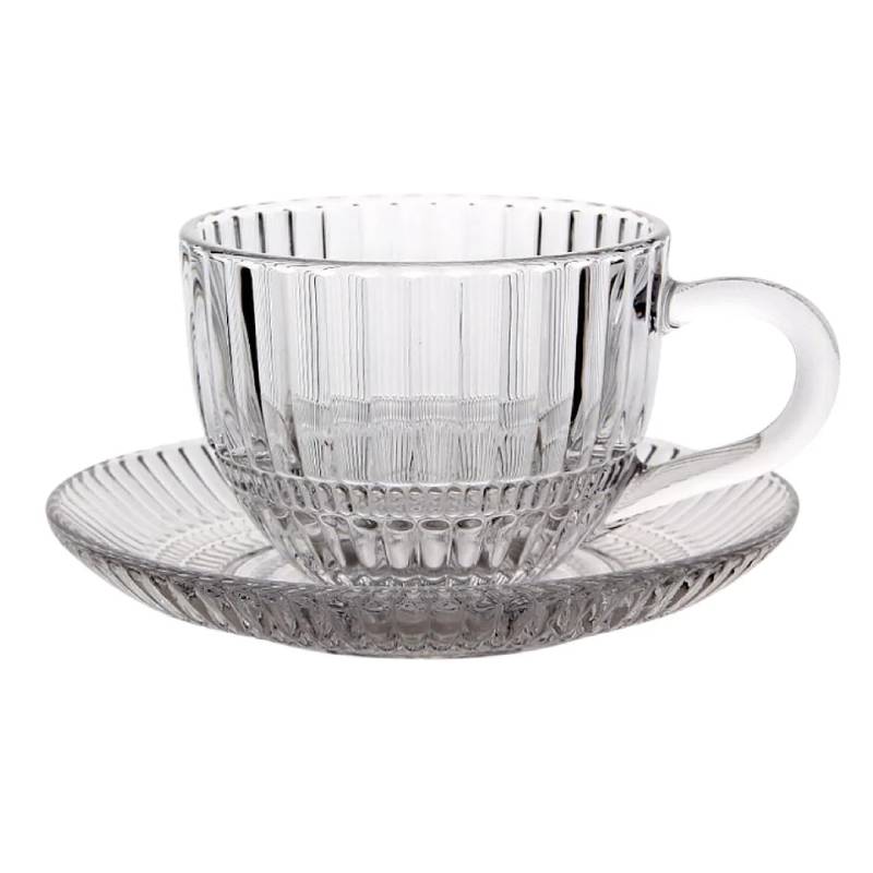 Cup and Saucer 6 Pcs Set - 230 ML ALJERAIWI